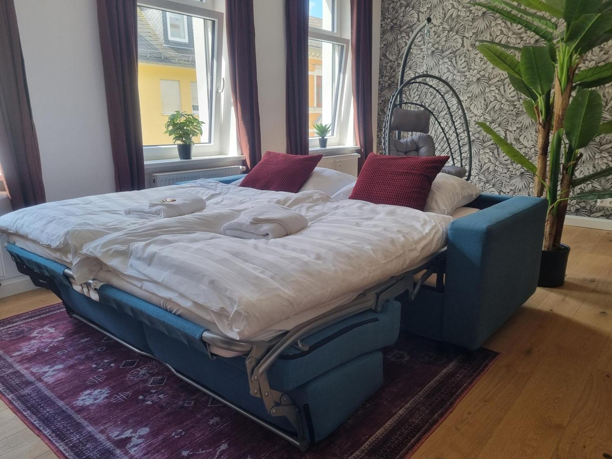 גרה Maremar - Style-Loft Am Ferberturm - 2 Schlafzimmer - Luxus Boxspringbett - Arbeitsplaetze - Highspeed Wlan מראה חיצוני תמונה